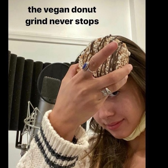 Pre order Olivia Rodrigo ring lapis sterling navajo made - Picture 6 of 11